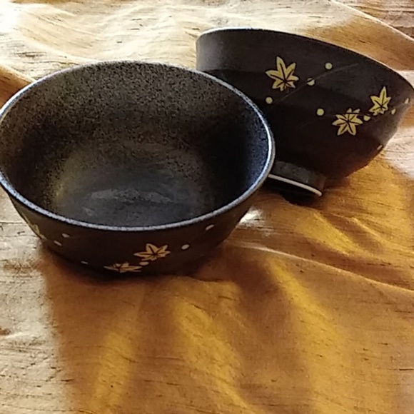 Brown Decorative Ceramic Bowls - Picture 1 of 4
